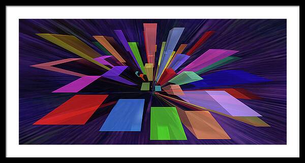 Colour City - Framed Print