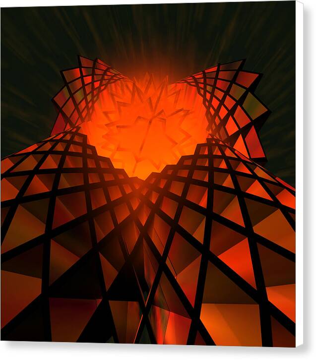 Quantum Field Angel - Canvas Print