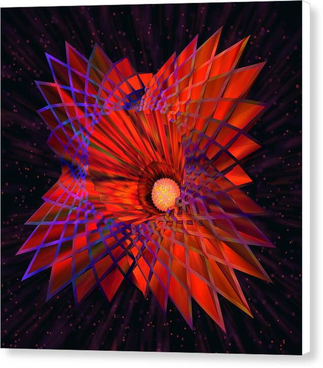 Quantum Flower - Canvas Print