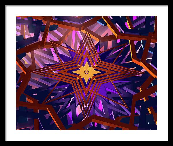 Rainy Day Flower - Framed Print