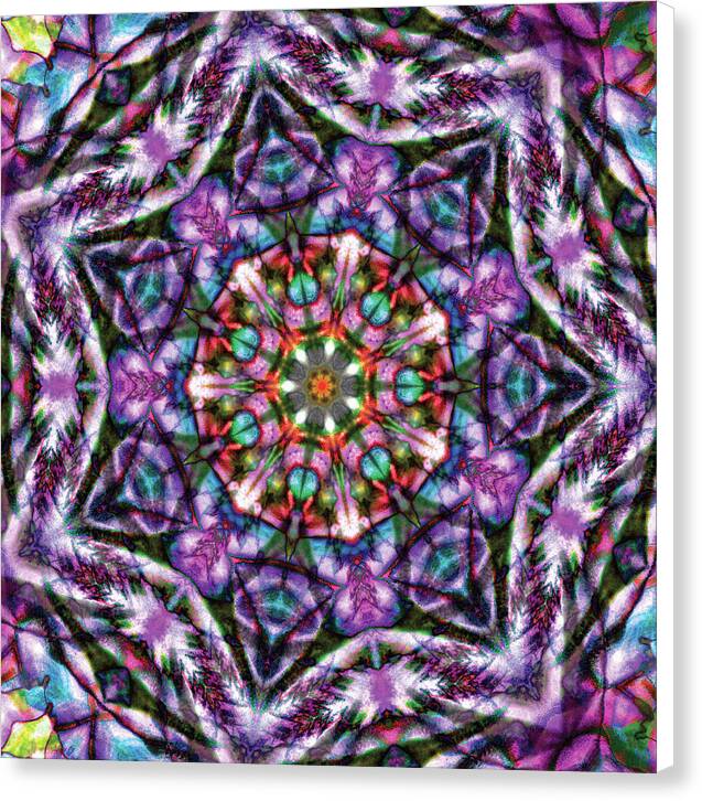 Rose of Sharon Mandala - Canvas Print