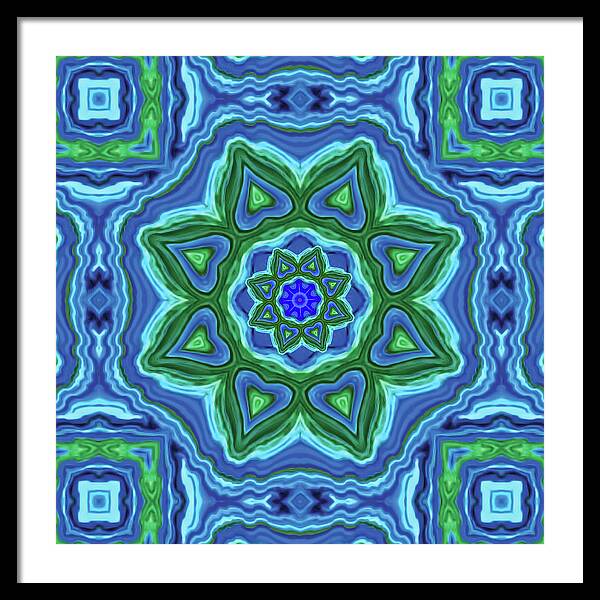 Seastar Mandala - Framed Print
