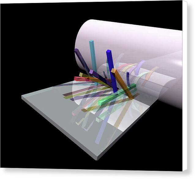 Tube Colours - Canvas Print