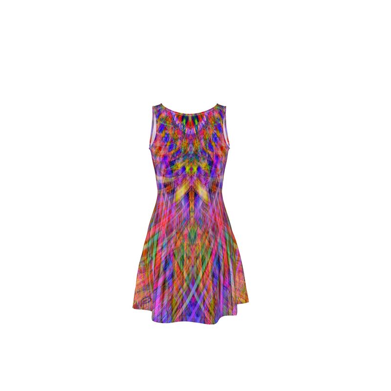 Flair Swirl Skater Dress