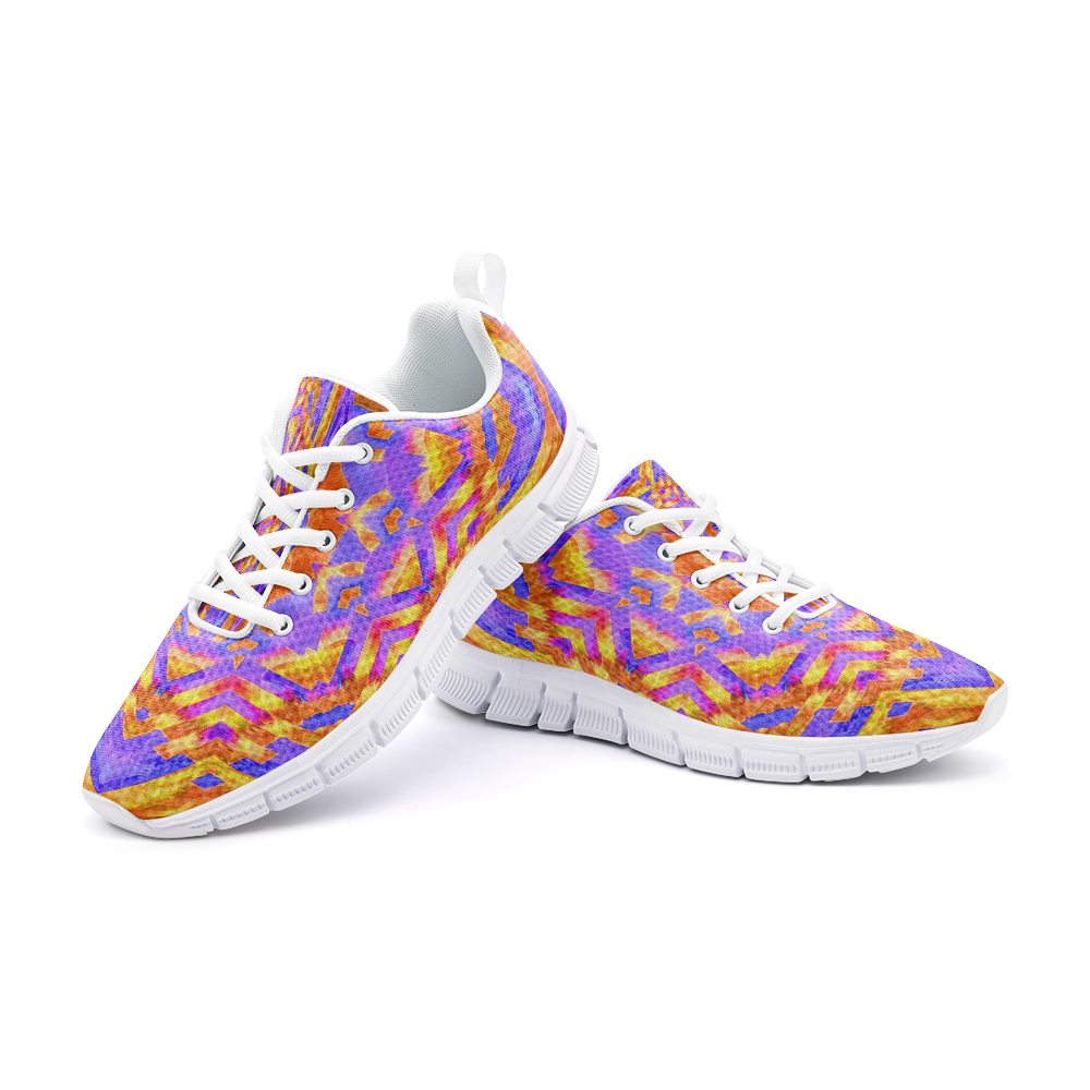 Coral Unisex Athletic Sneakers