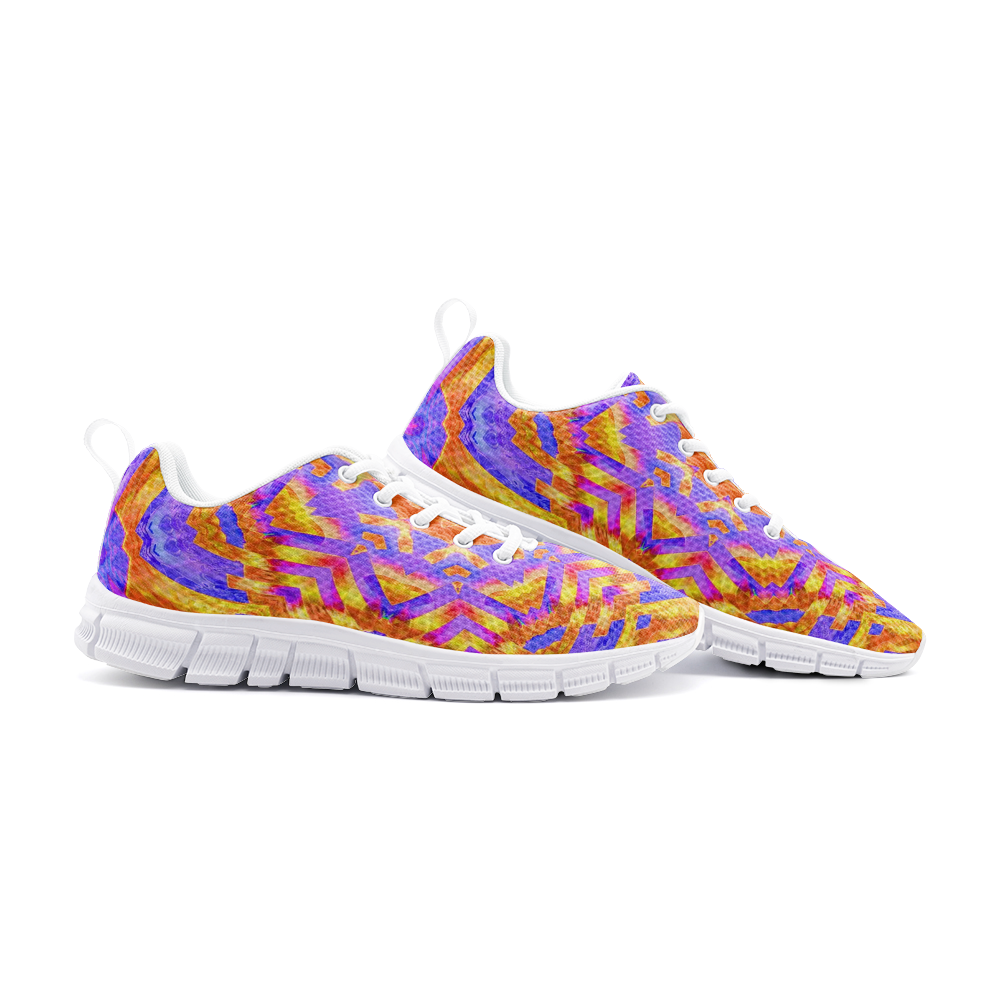 Coral Unisex Athletic Sneakers