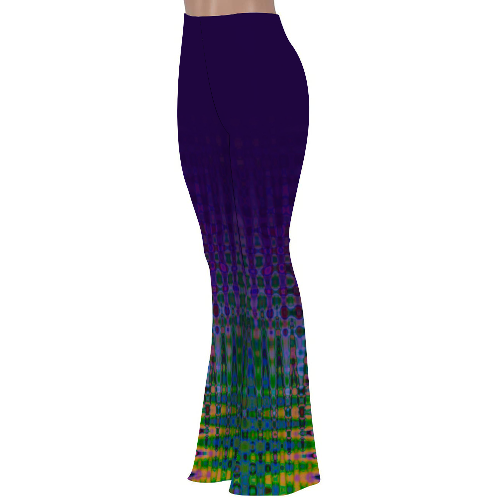 Green Waves Bell Bottoms
