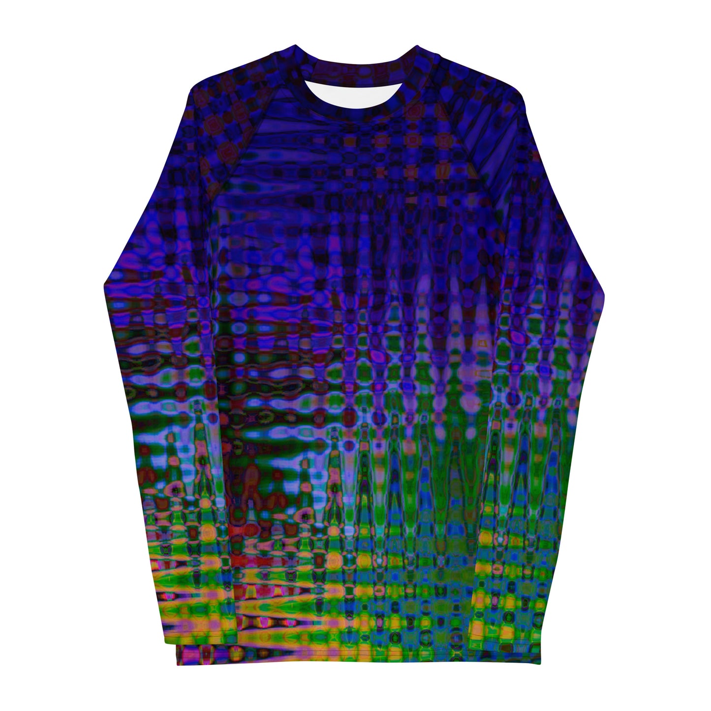 Purple Waves Rash Guard
