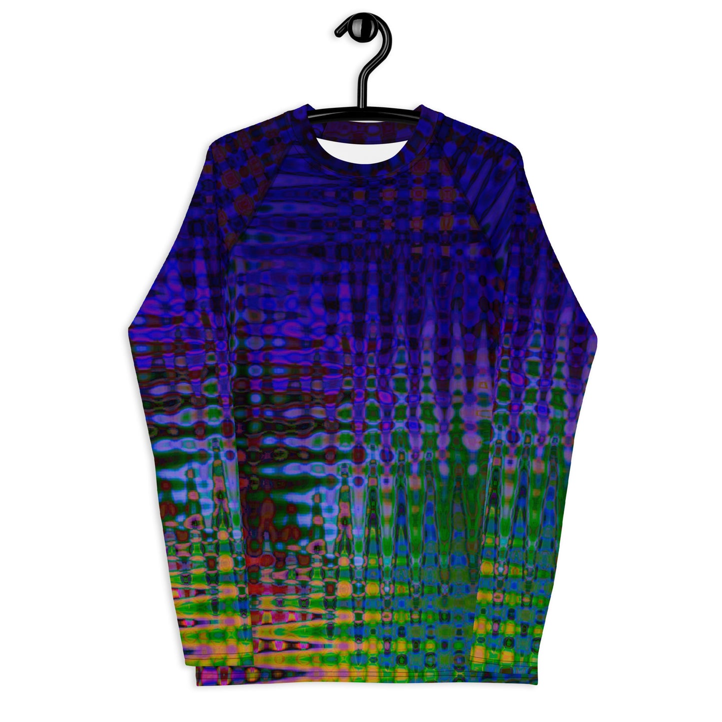 Purple Waves Rash Guard
