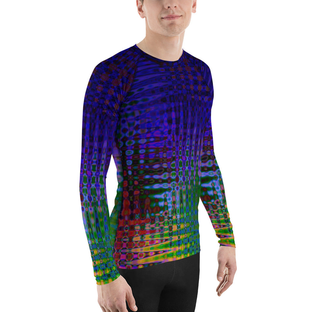 Purple Waves Rash Guard