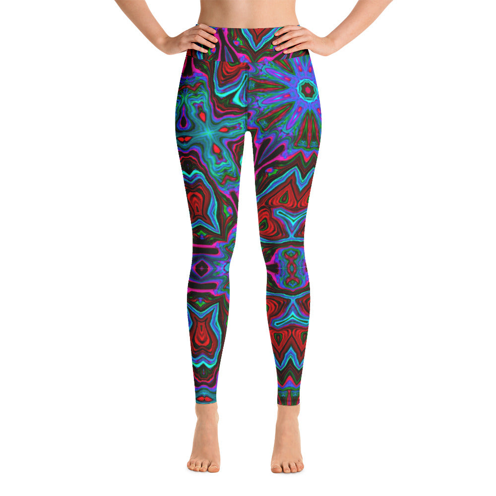 Winter Greens Yoga Leggings