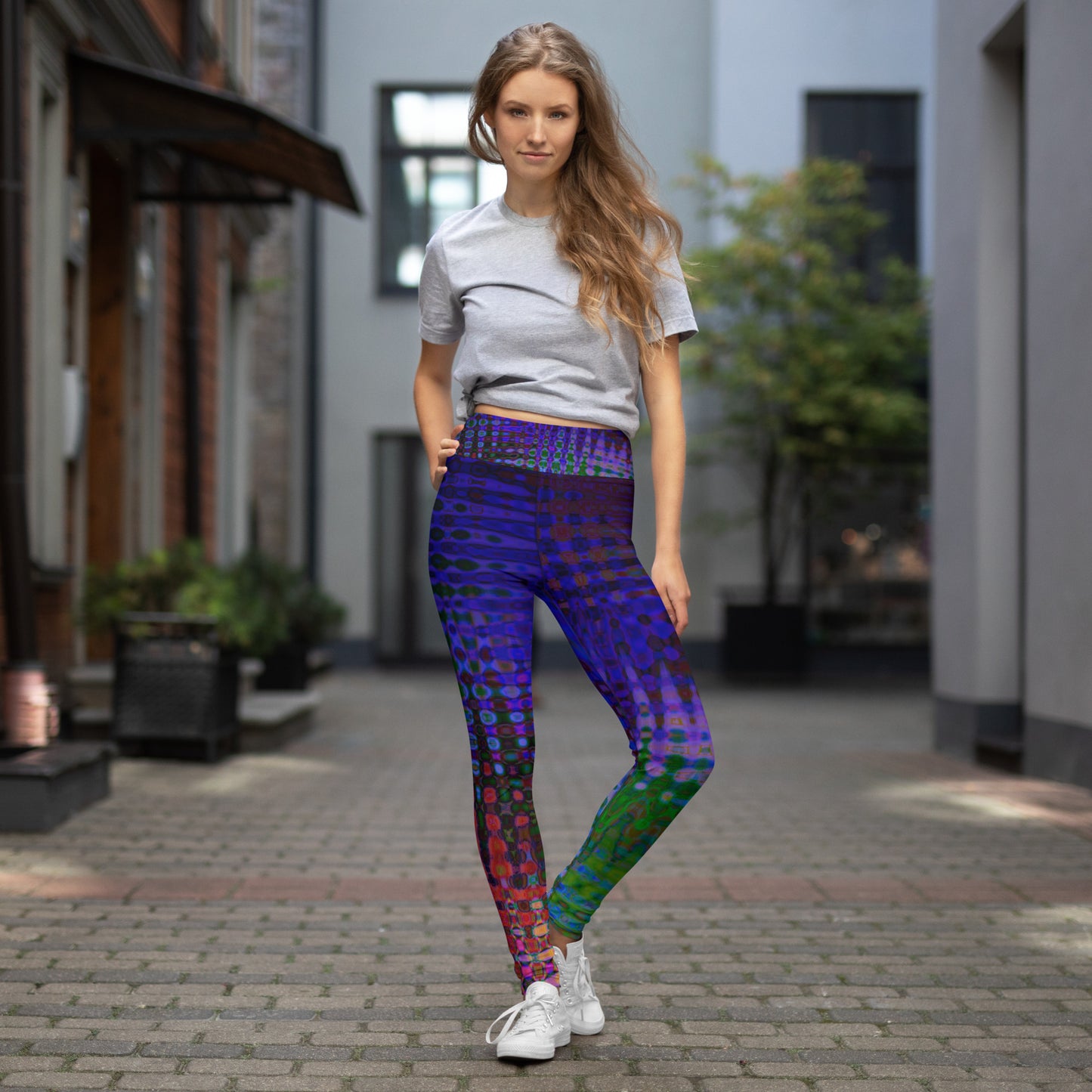 Waves Yoga Leggings