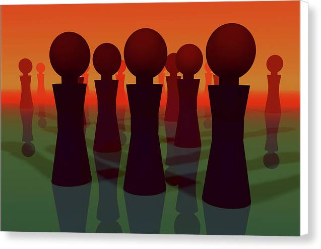 All the Lonely People - Canvas Print