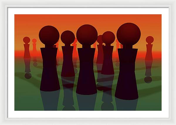 All the Lonely People - Framed Print