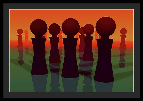 All the Lonely People - Framed Print