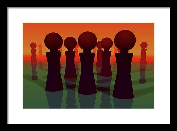 All the Lonely People - Framed Print
