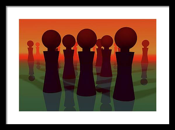 All the Lonely People - Framed Print