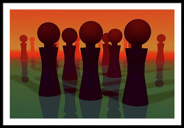 All the Lonely People - Framed Print