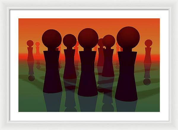All the Lonely People - Framed Print