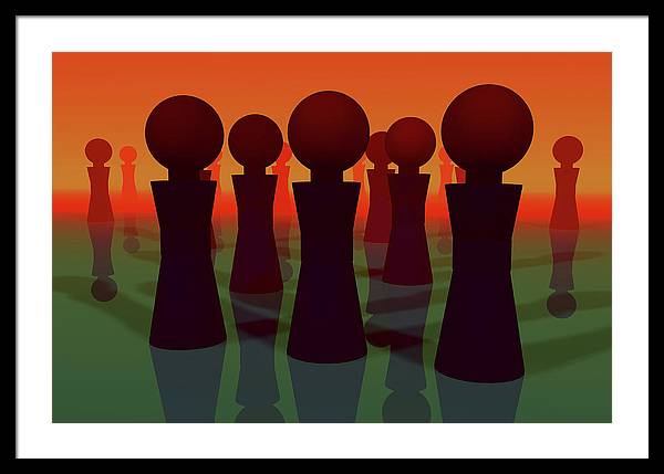 All the Lonely People - Framed Print