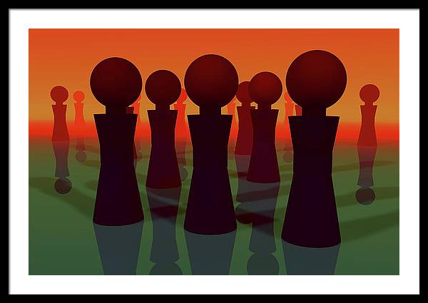 All the Lonely People - Framed Print