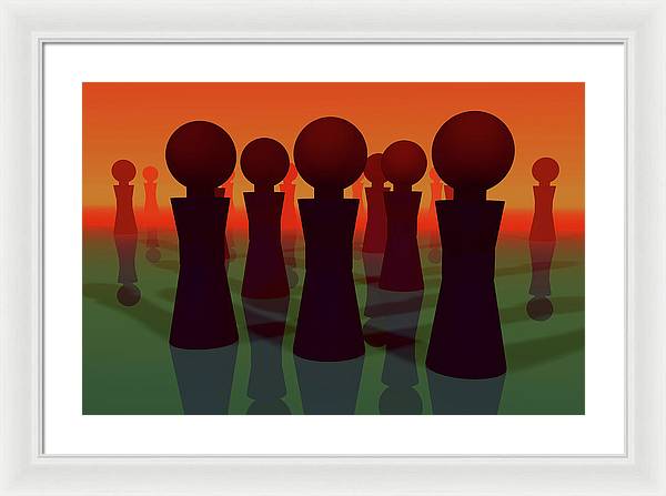All the Lonely People - Framed Print