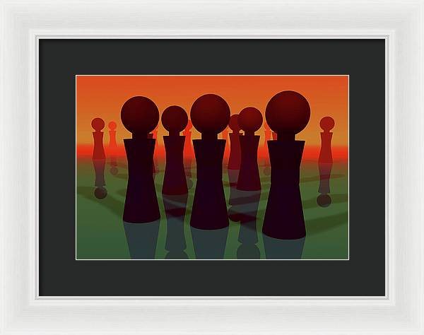 All the Lonely People - Framed Print