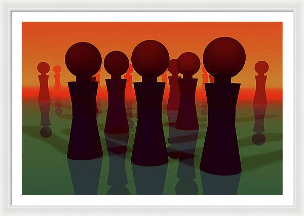 All the Lonely People - Framed Print