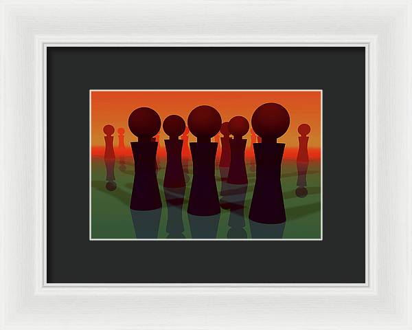 All the Lonely People - Framed Print