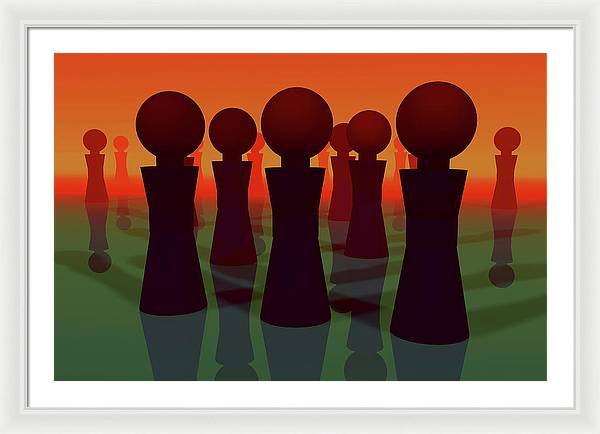 All the Lonely People - Framed Print