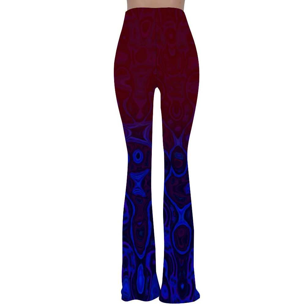 Red Echoes Bell Bottoms