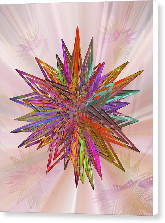 Color Star - Canvas Print