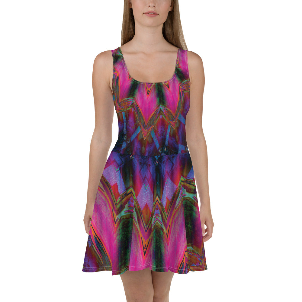 Roma Swirls Skater Dress