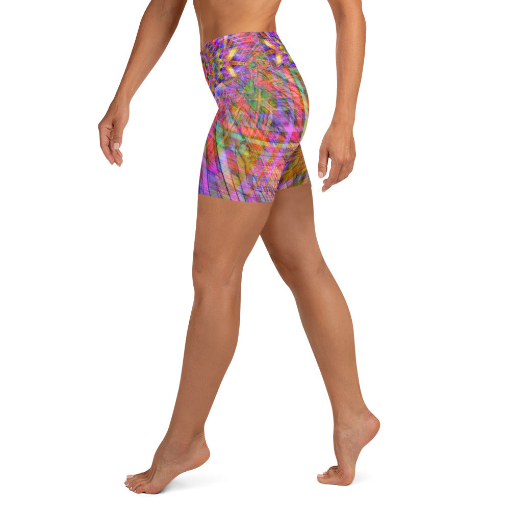 Flairswirl Yoga Shorts