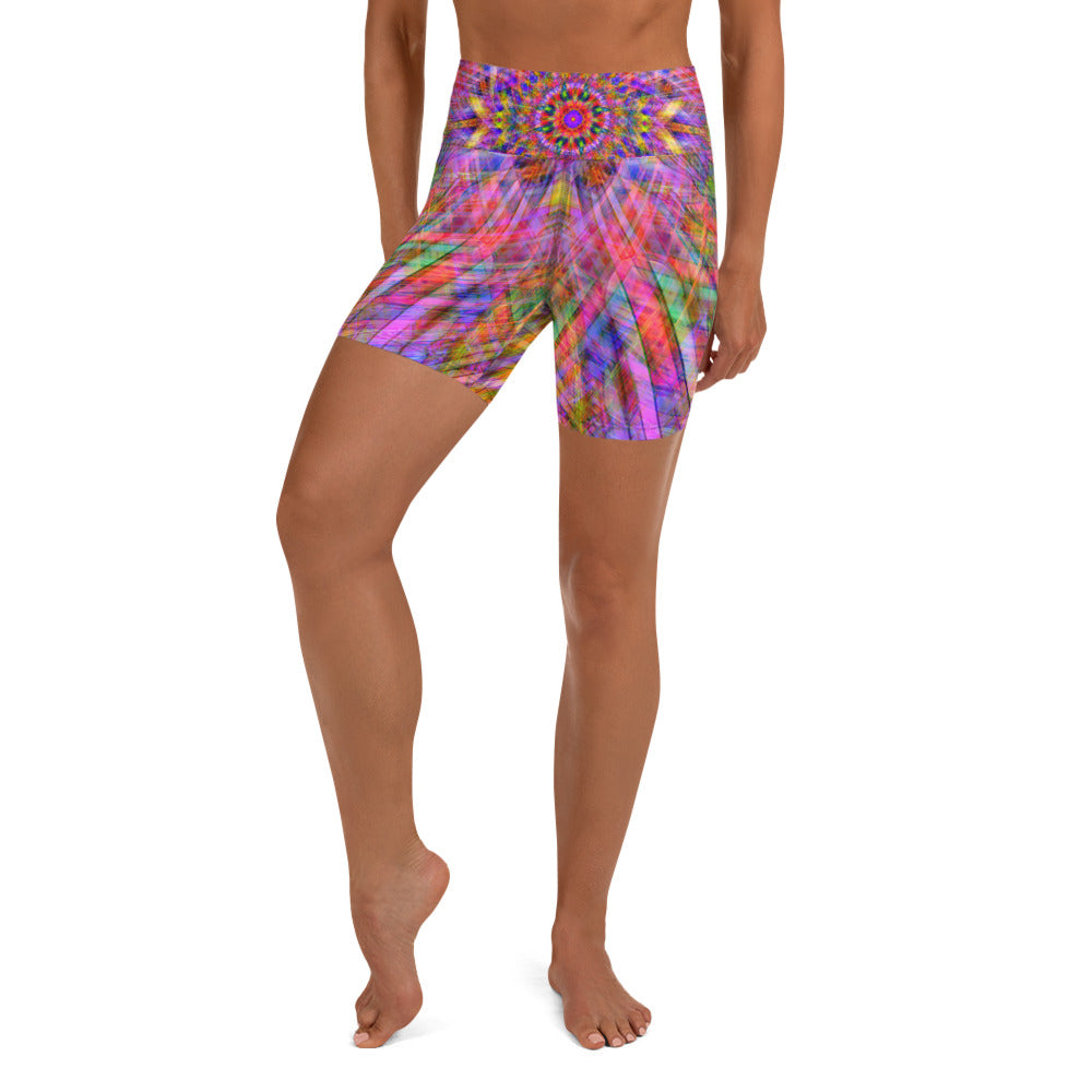Flairswirl Yoga Shorts