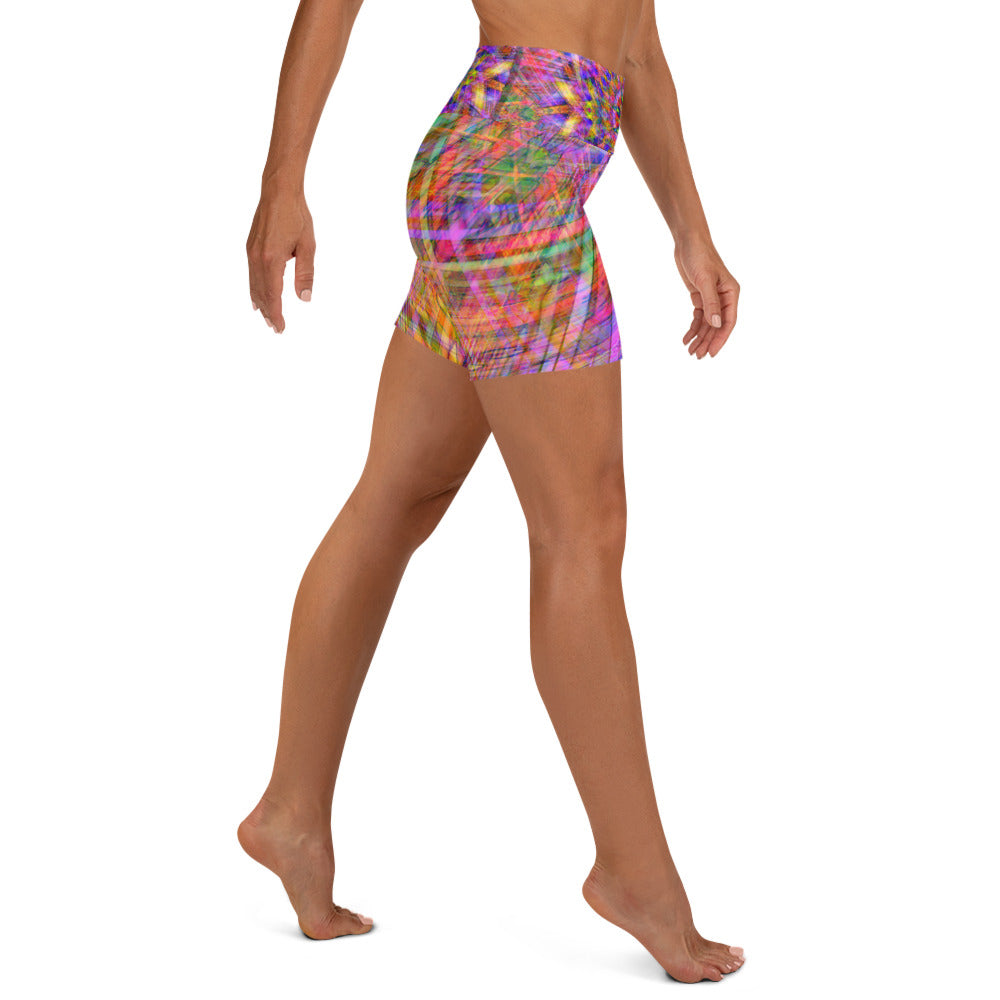 Flairswirl Yoga Shorts