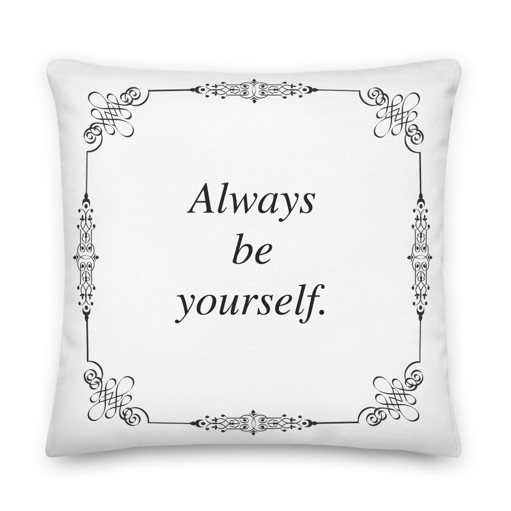 Be Yourself Meditation Pillow