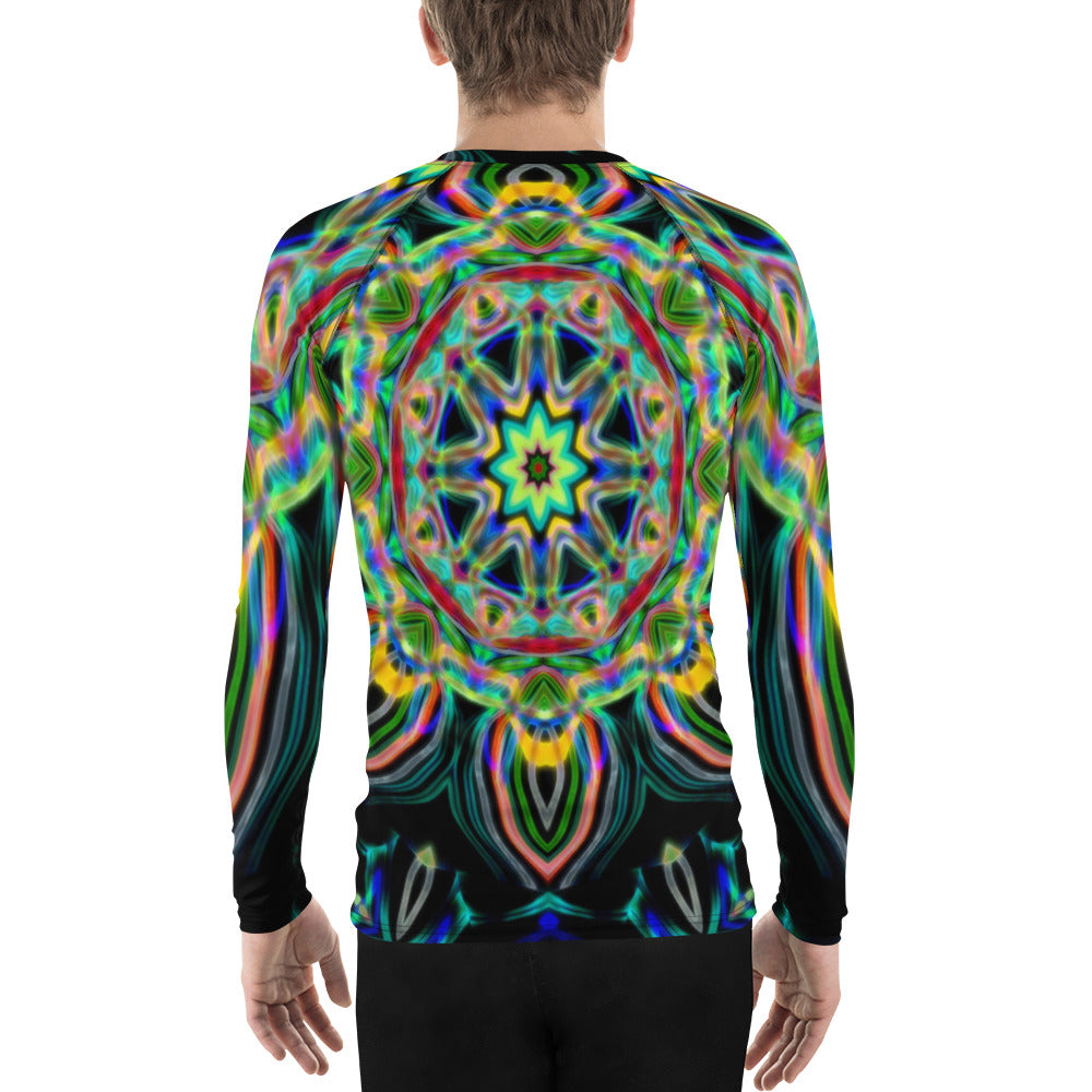 Cosmic Flower Men's Rash Guard