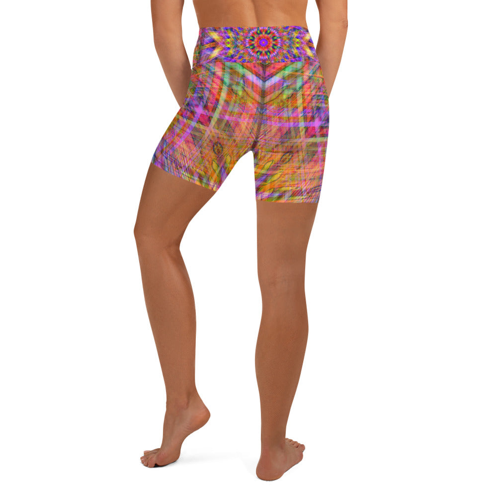 Flairswirl Yoga Shorts