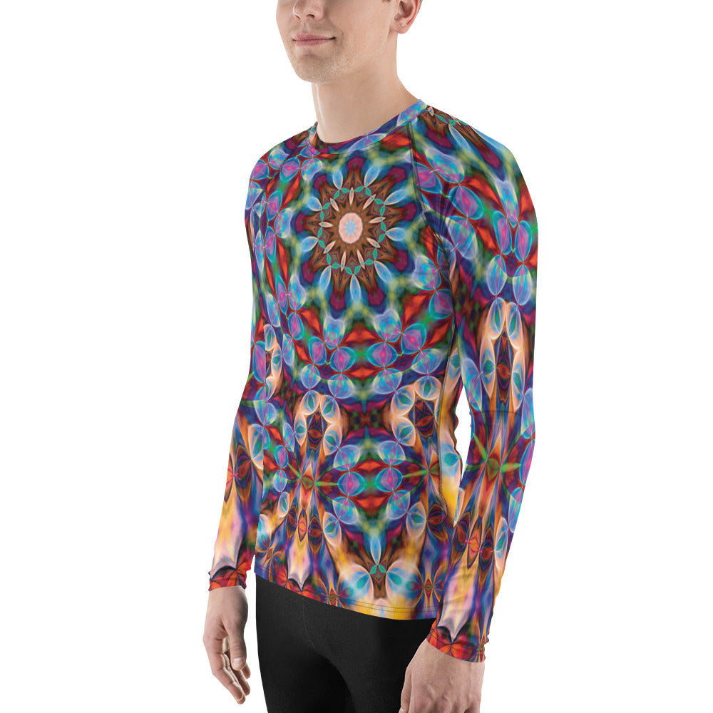 Masquerade Heart Men's Rash Guard