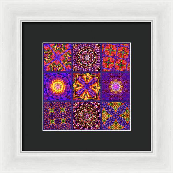 Nine Tiles - Framed Print