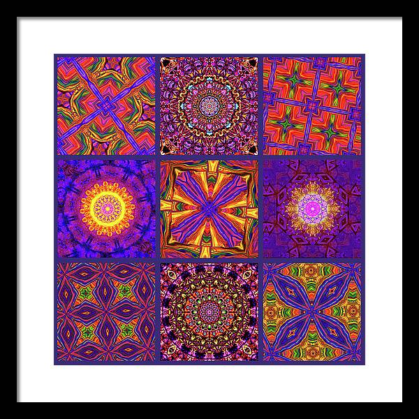 Nine Tiles - Framed Print