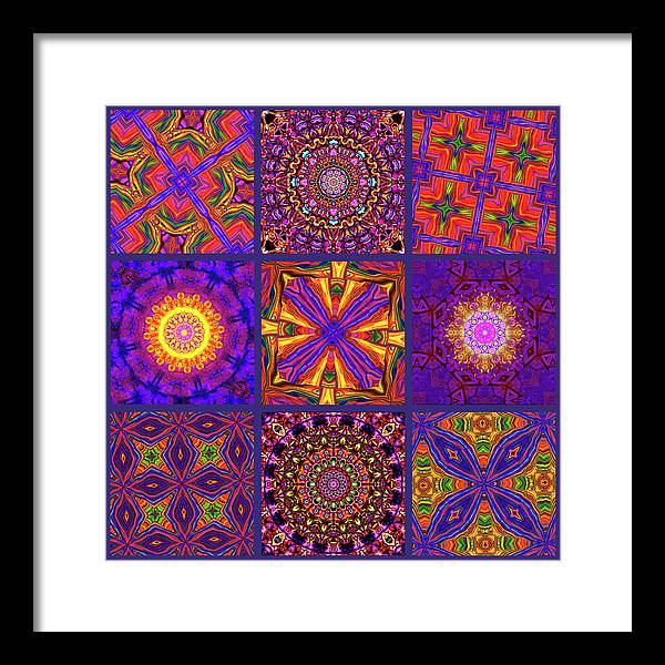 Nine Tiles - Framed Print