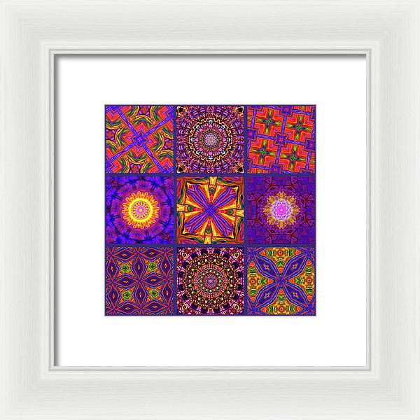 Nine Tiles - Framed Print