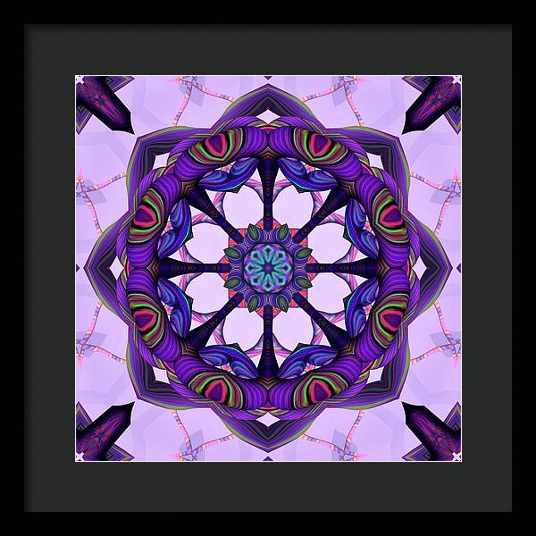 Octo Flower - Framed Print