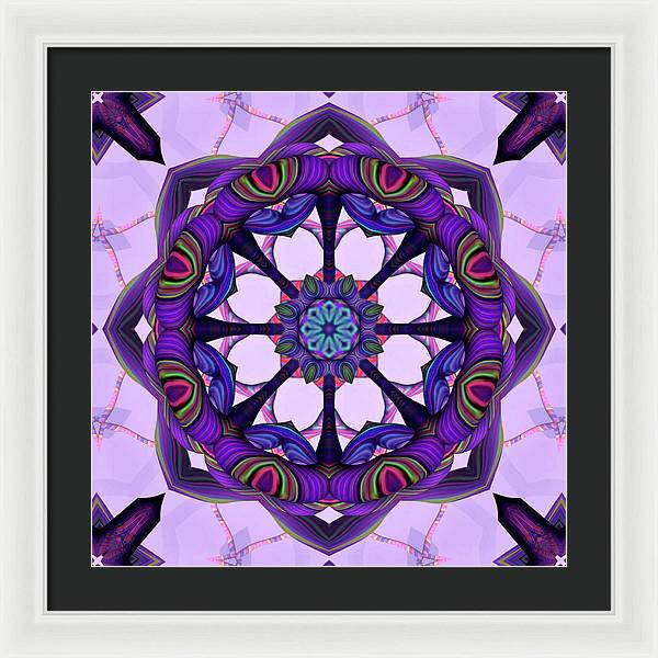 Octo Flower - Framed Print