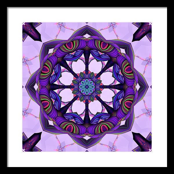Octo Flower - Framed Print