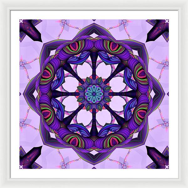 Octo Flower - Framed Print