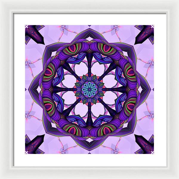 Octo Flower - Framed Print