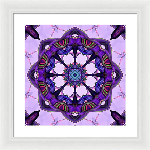 Octo Flower - Framed Print
